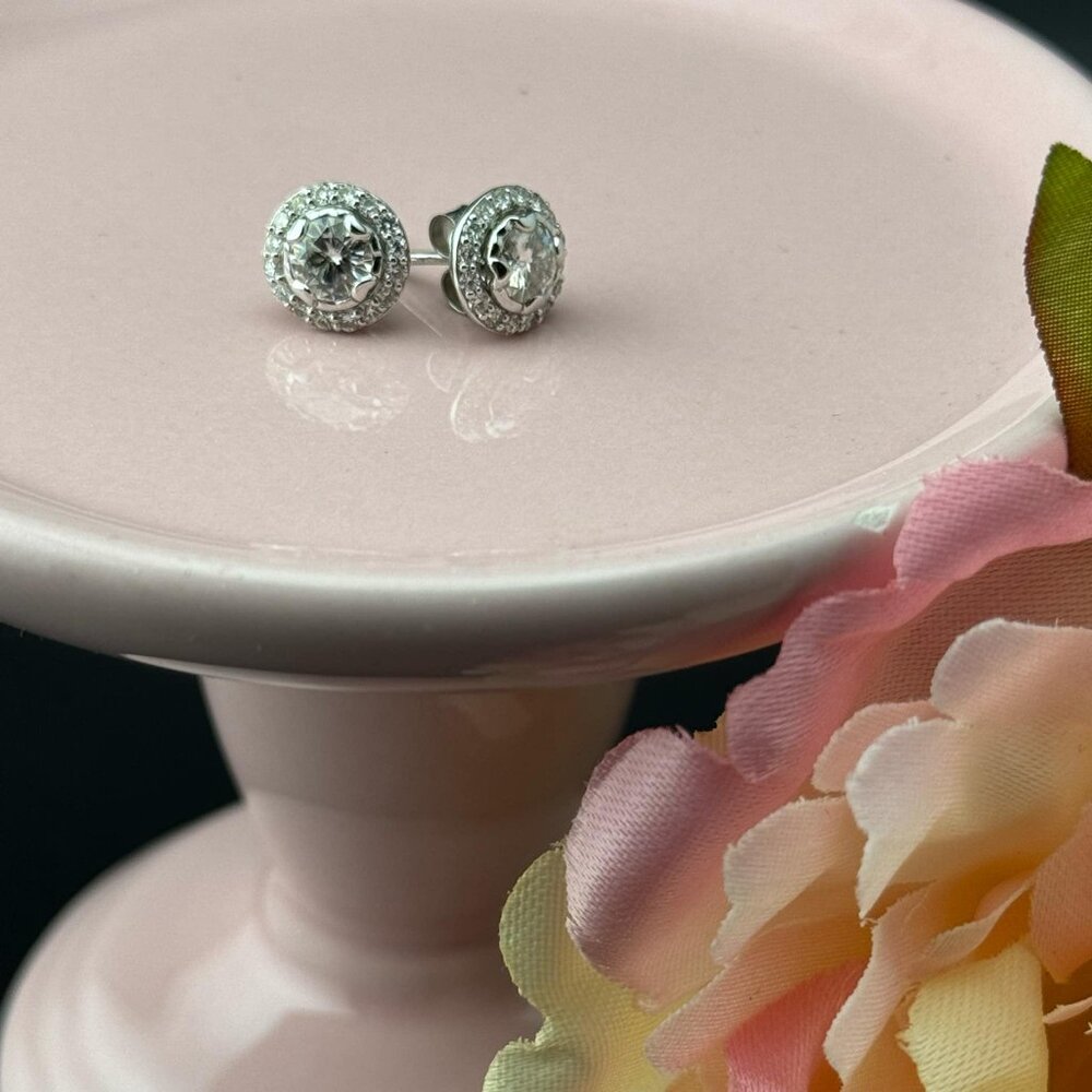 Charles & Colvard Moissanite Earrings & Earring Jackets